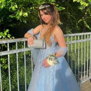 Blue Cinderella Prom/Formal Dress